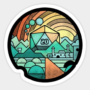 Kingdom of D20 Sticker